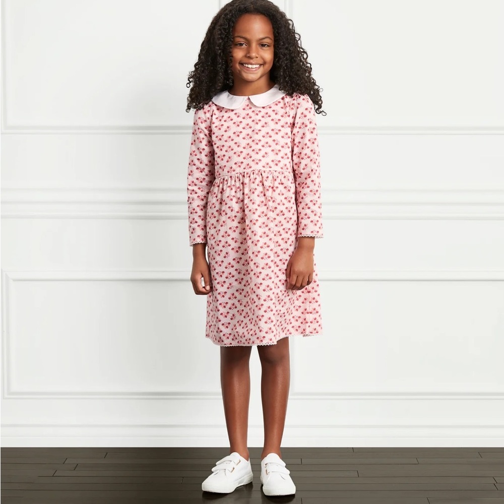 The Tiny Lottie Dress Posy Pink Cotton Size 7/8 (SOLD OUT)